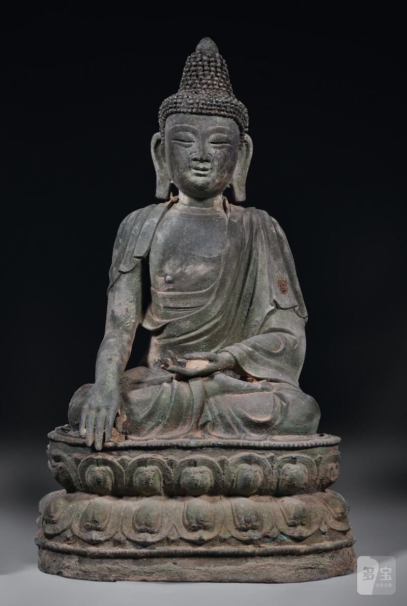 明 铜释迦摩尼坐像